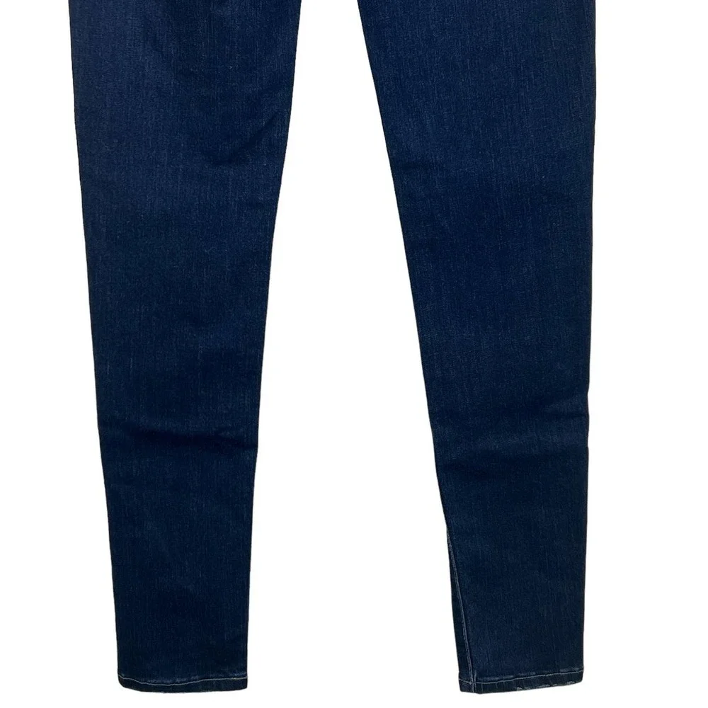 KANCAN USA 5-POCKETS MID RISE SUPER SKINNY DISTRESSED DENIM JEANS BLUE 1/24 EUC - Picture 9 of 15